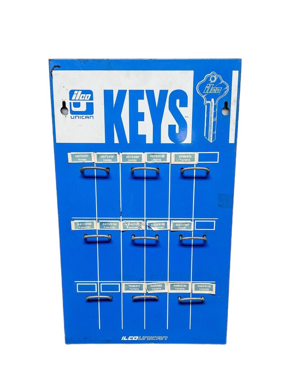 Vintage ILCO Unican Key Holder Display Rack